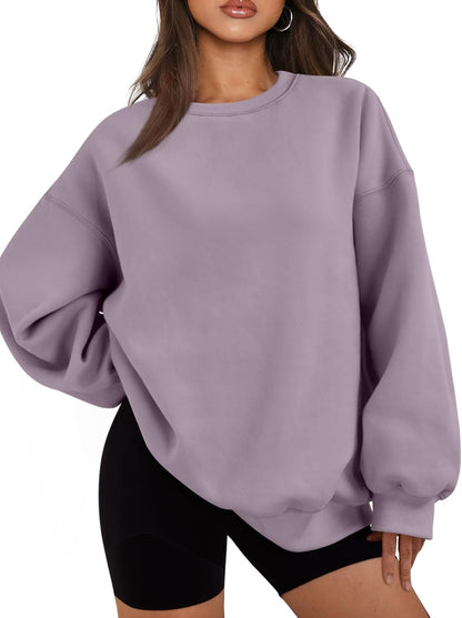 Womens Oversized Sweatshirts Crewneck Hoodies