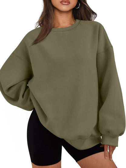 Womens Oversized Sweatshirts Crewneck Hoodies