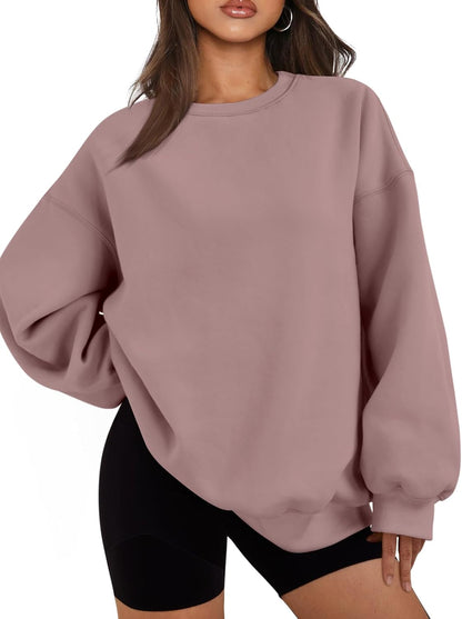 Womens Oversized Sweatshirts Crewneck Hoodies