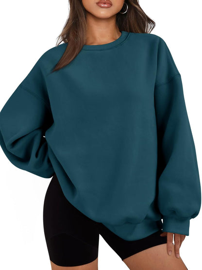 Womens Oversized Sweatshirts Crewneck Hoodies
