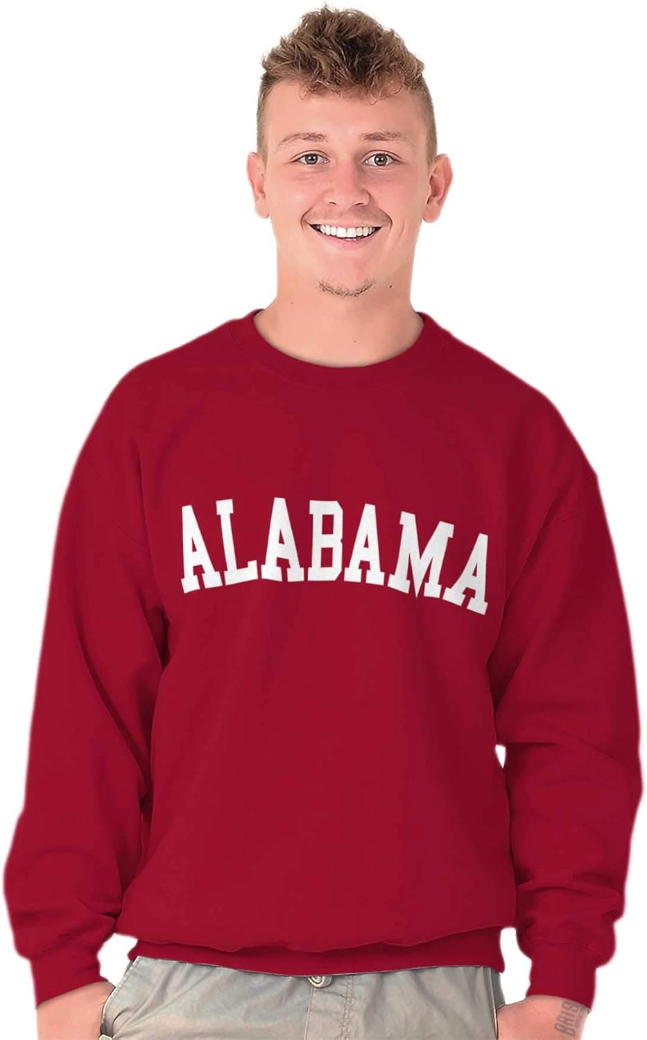 Alabama Simple Classic Crewneck Sweatshirt for Men and Women