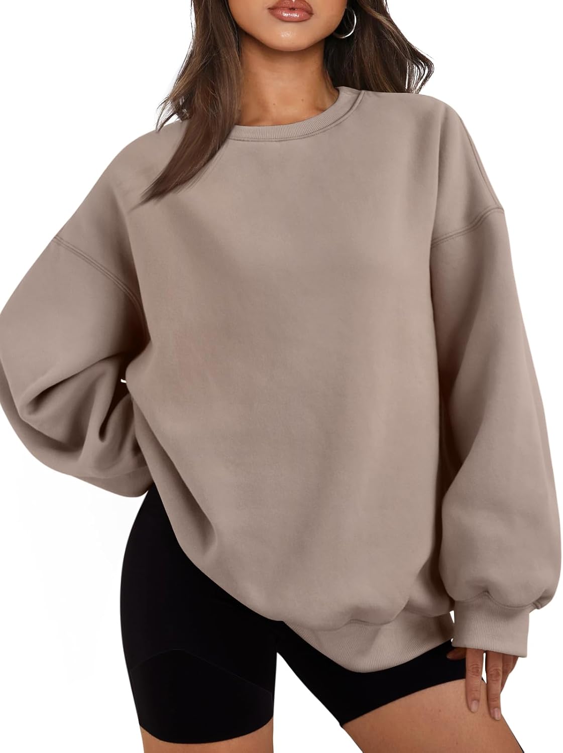 Womens Oversized Sweatshirts Crewneck Hoodies