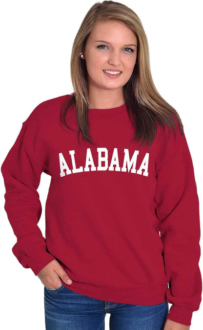 Alabama Simple Classic Crewneck Sweatshirt for Men and Women