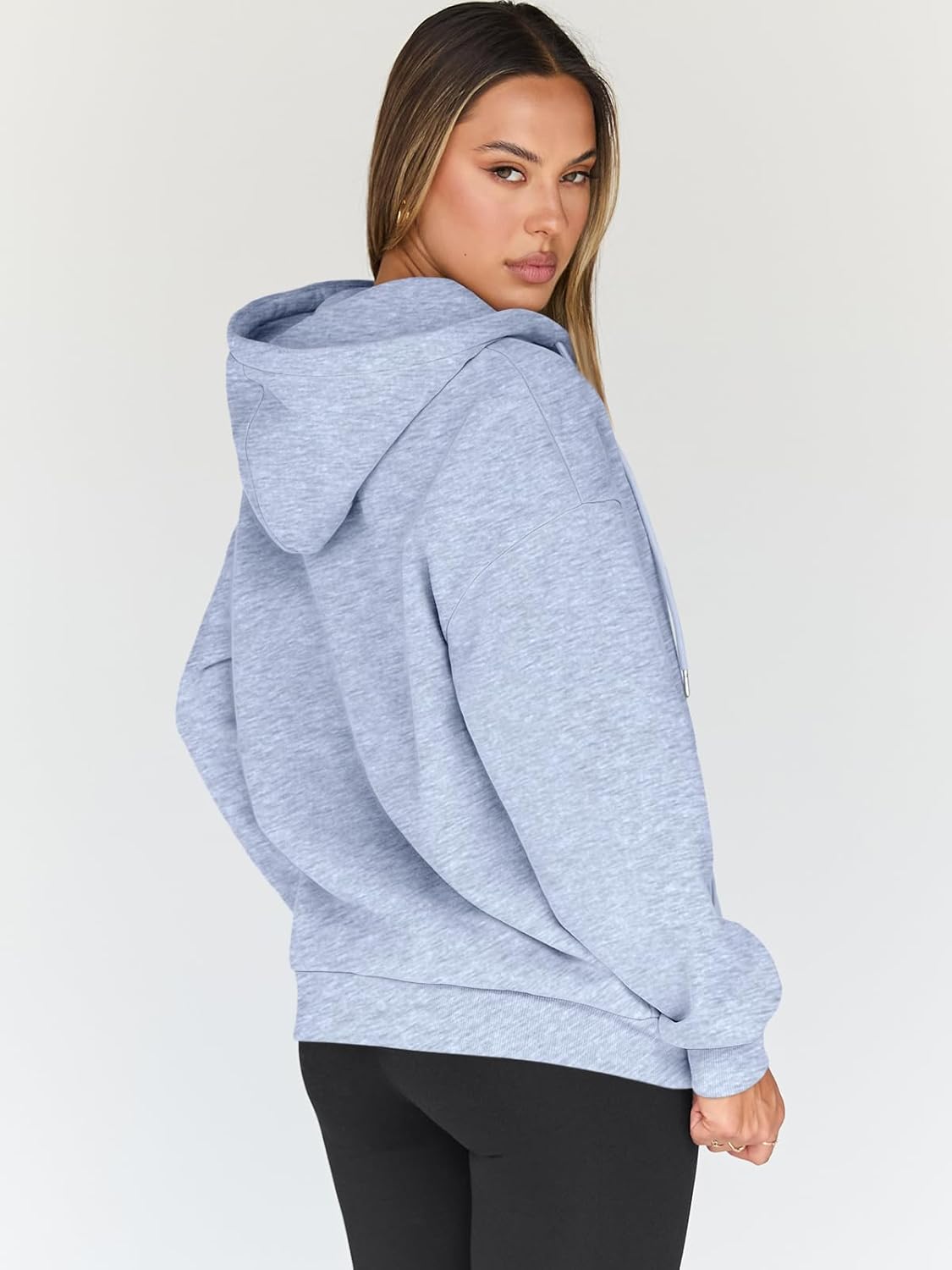 Womens Zip Up Hoodies Oversized Sweatshirts Fall School Fashion Outfits Casual Jackets