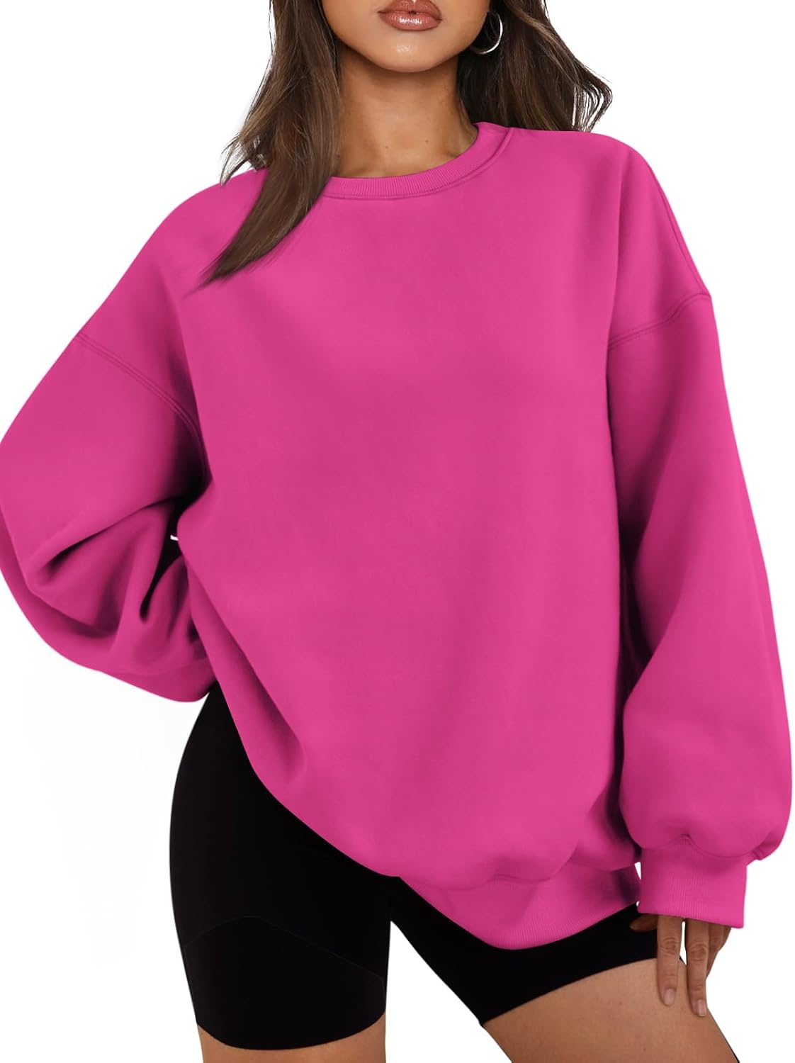 Womens Oversized Sweatshirts Crewneck Hoodies