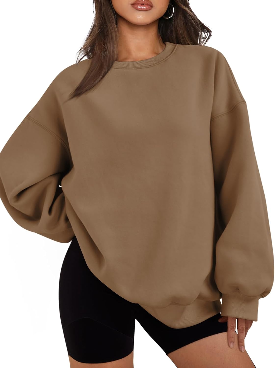 Womens Oversized Sweatshirts Crewneck Hoodies