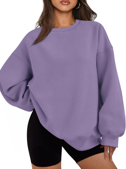 Womens Oversized Sweatshirts Crewneck Hoodies