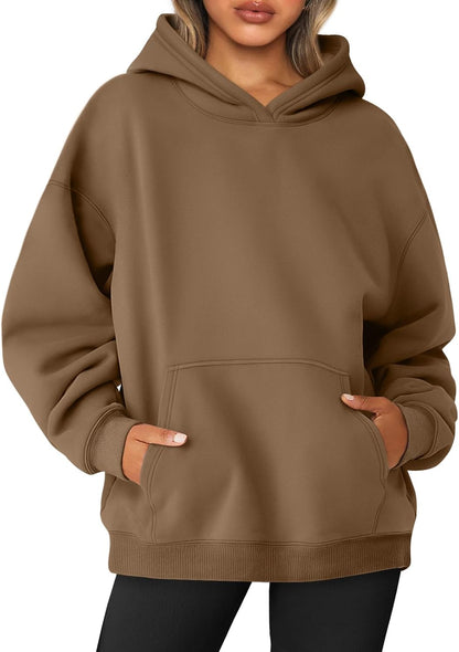 Oversized Sweatshirts Hoodies Long Sleeve Shirts Pullover Fall Outfits 2025 with Pocket