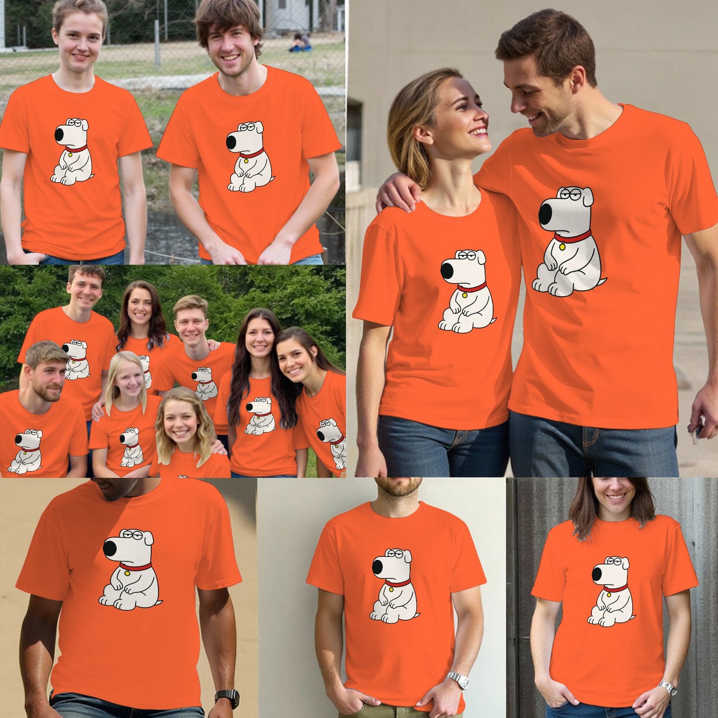 Family Guy Brian Short Sleeve T-Shirt