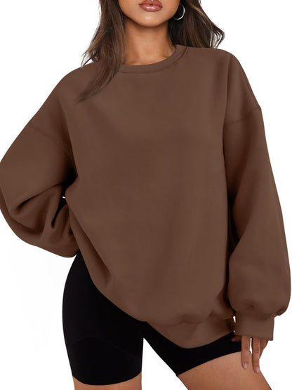 Womens Oversized Sweatshirts Crewneck Hoodies