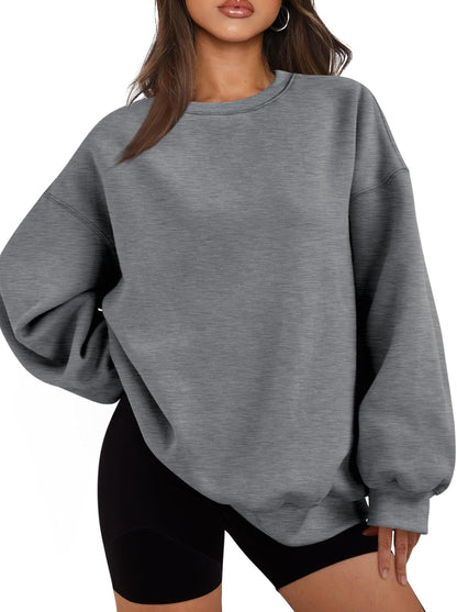 Womens Oversized Sweatshirts Crewneck Hoodies