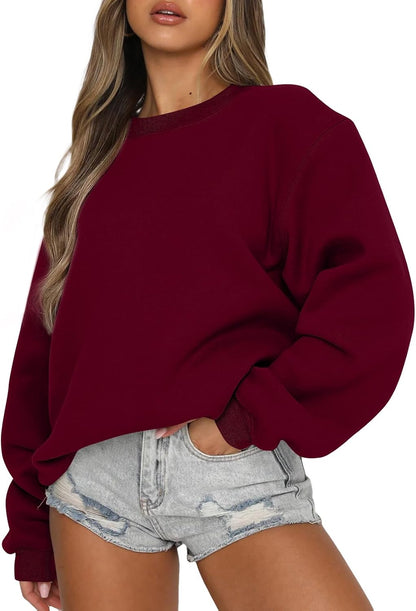 Womens Sweatshirts Oversized Crewneck Y2K Hoodies