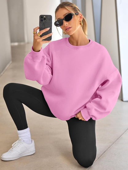Womens Oversized Sweatshirts Crewneck Hoodies