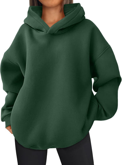 Oversized Hoodies Hooded Sweatshirts Casual Comfy Tops Fall Fashion Outfits 2025 Cute Clothes with Pockets