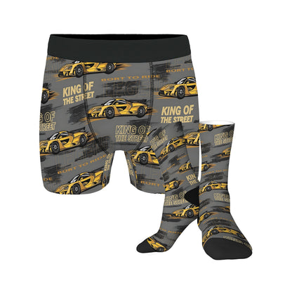 Custom Men's Underwear & Socks Set - King of The Street