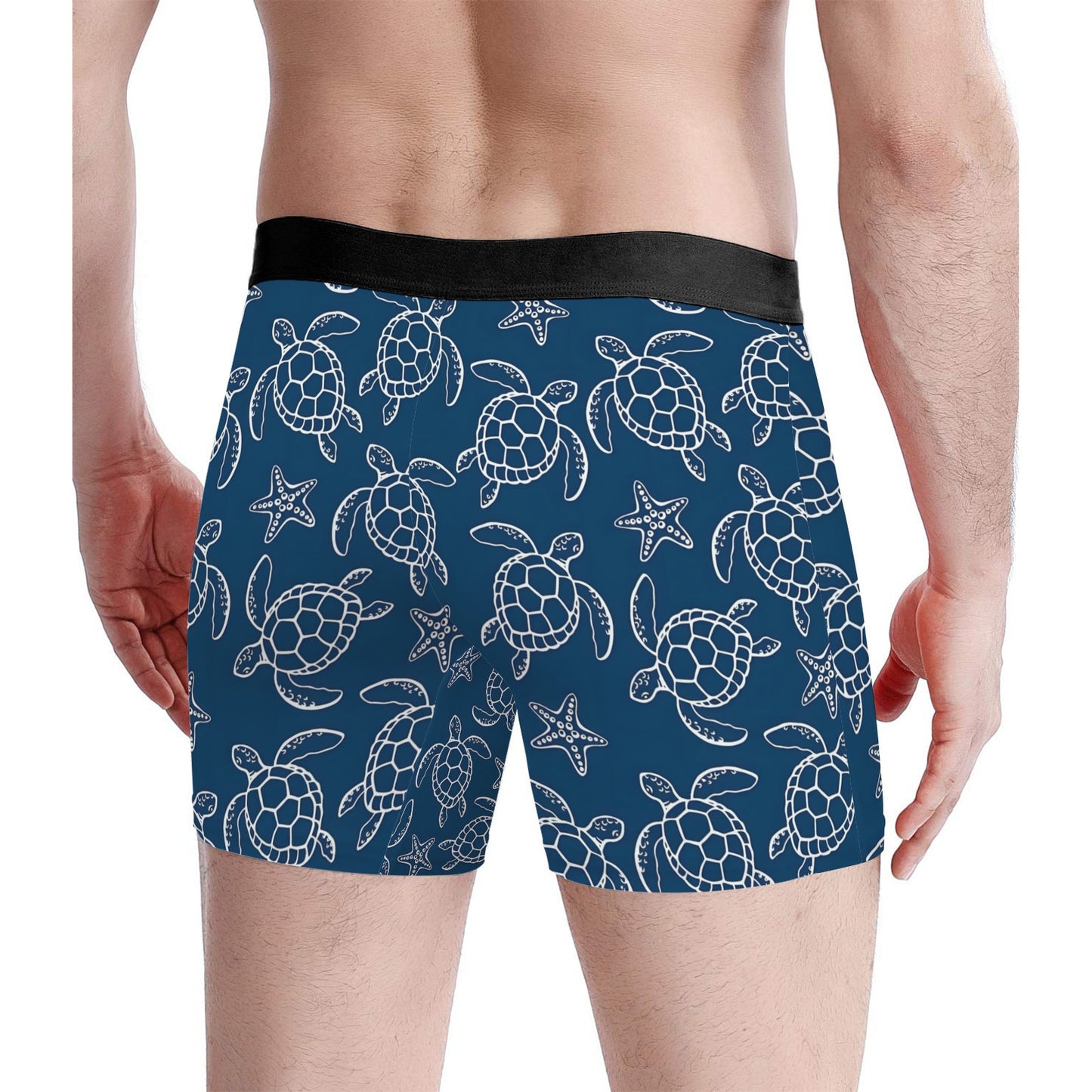 Custom Men's Underwear & Socks Set - Sea Turtle