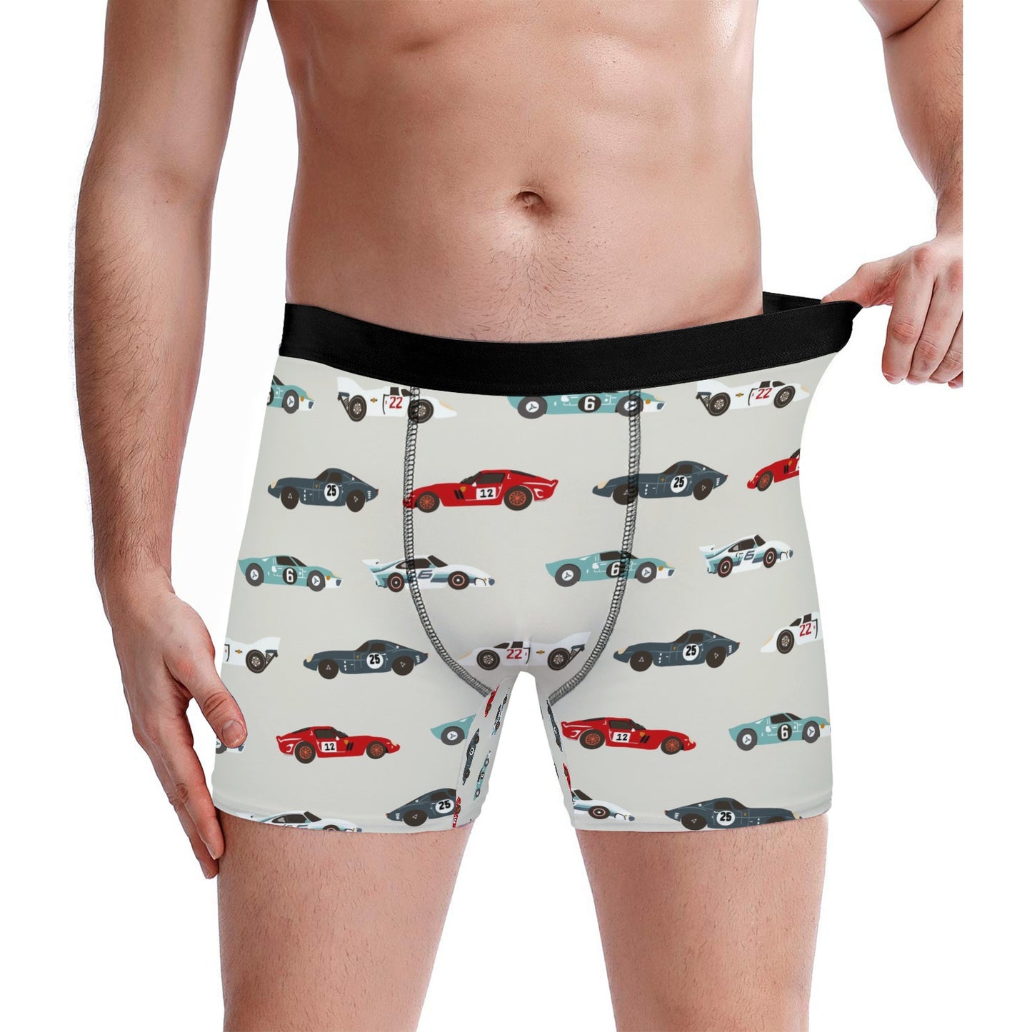 Custom Men's Underwear & Socks Set - Car