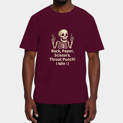 Rock, Paper, Scissors, Throat Punch_ I Win T-Shirts