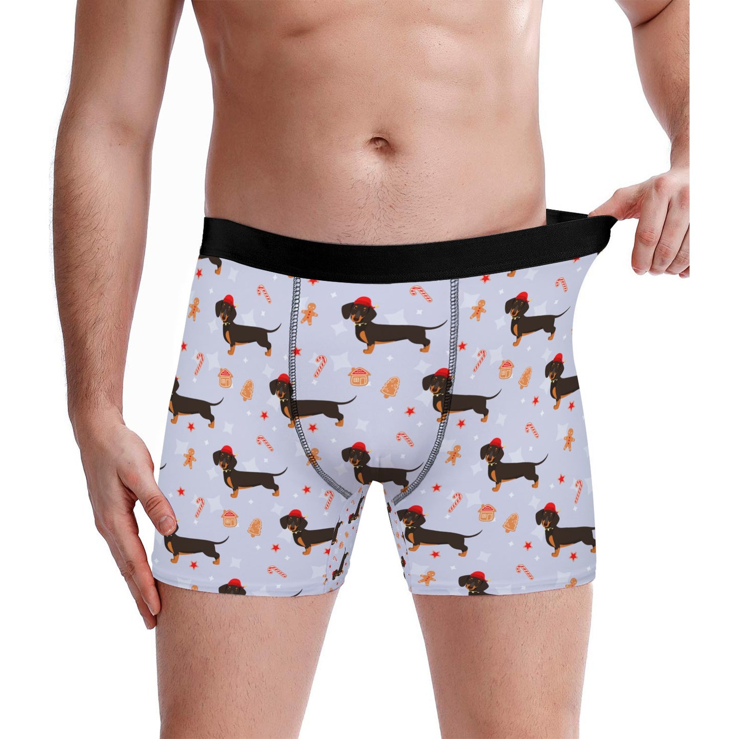 Custom Men's Underwear & Socks Set - Dachshund