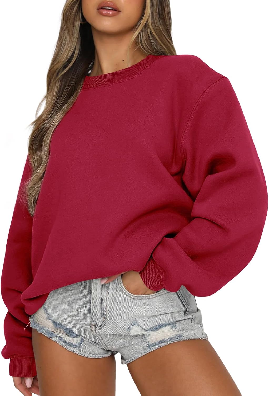 Womens Sweatshirts Oversized Crewneck Y2K Hoodies