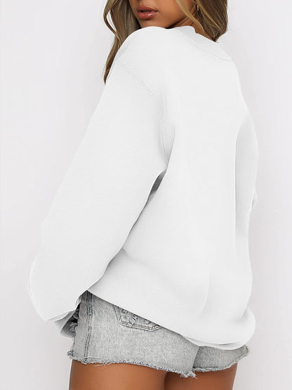 Womens Sweatshirts Crewneck Oversized Pullover Sweaters
