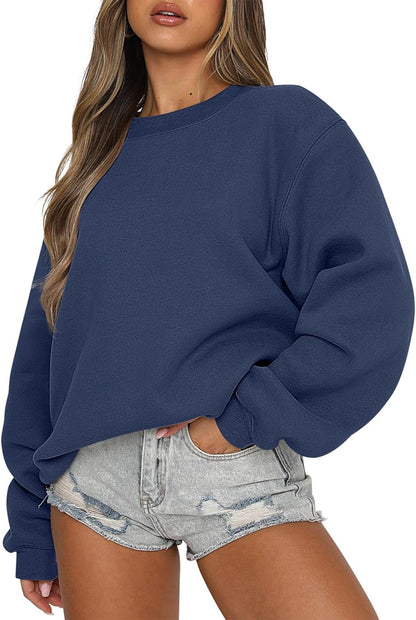 Womens Sweatshirts Crewneck Oversized Pullover Sweaters