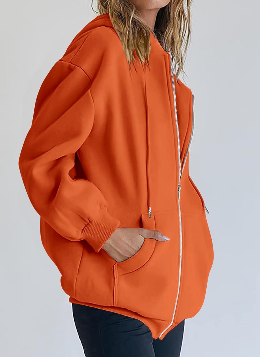 Women's 2025 Zip Up Y2K Hoodies Casual Long Sleeve Sweatshirts Fall Track Jackets with Pockets