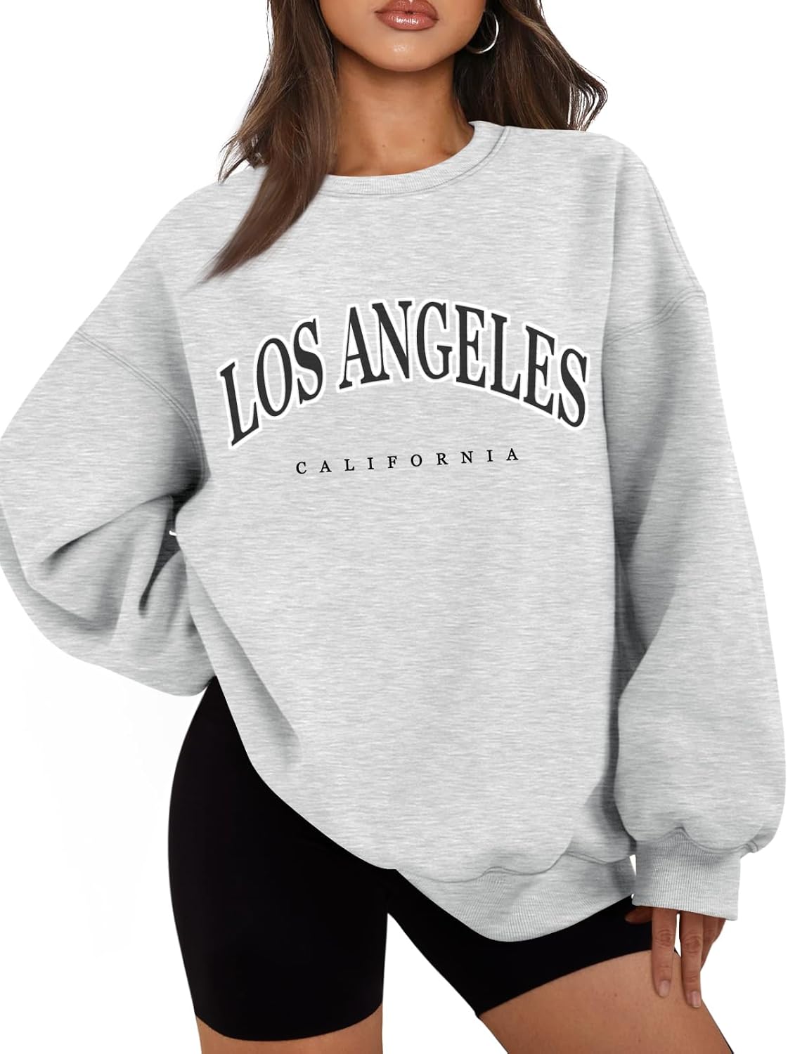 Womens Oversized Sweatshirts Crewneck Hoodies