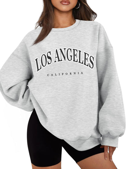Womens Oversized Sweatshirts Crewneck Hoodies