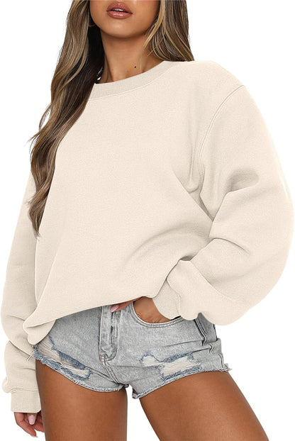Womens Sweatshirts Crewneck Oversized Pullover Sweaters