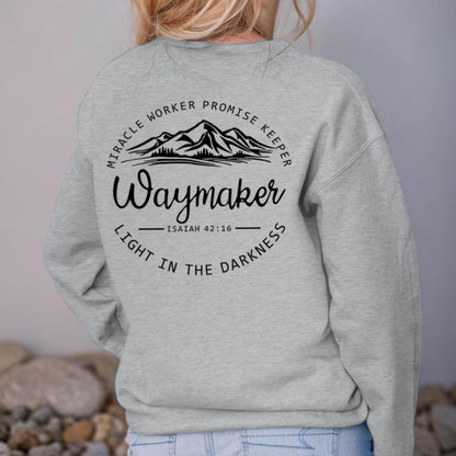 Christian Faith Inspirational Graphic Crewneck Sweatshirt for Women