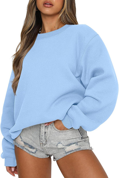 Womens Sweatshirts Crewneck Oversized Pullover Sweaters