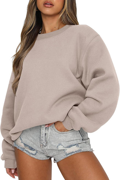 Womens Sweatshirts Crewneck Oversized Pullover Sweaters