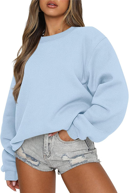 Womens Sweatshirts Crewneck Oversized Pullover Sweaters