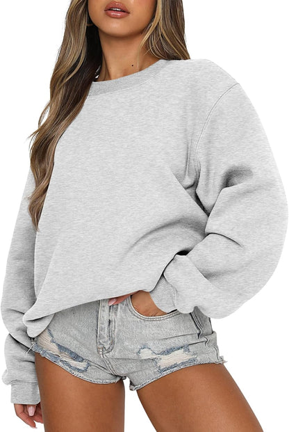 Womens Sweatshirts Crewneck Oversized Pullover Sweaters