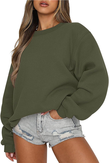 Womens Sweatshirts Crewneck Oversized Pullover Sweaters