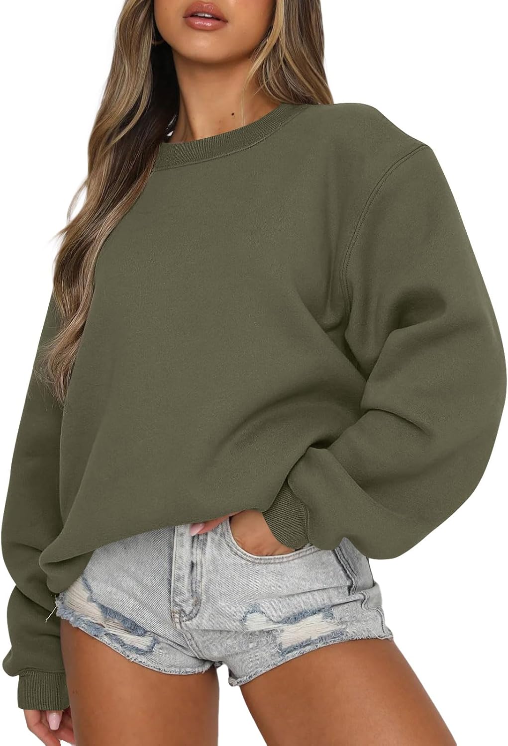 Womens Sweatshirts Oversized Crewneck Y2K Hoodies