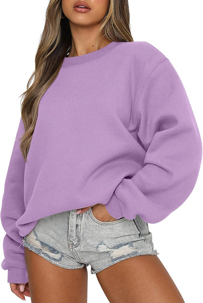 Womens Sweatshirts Crewneck Oversized Pullover Sweaters