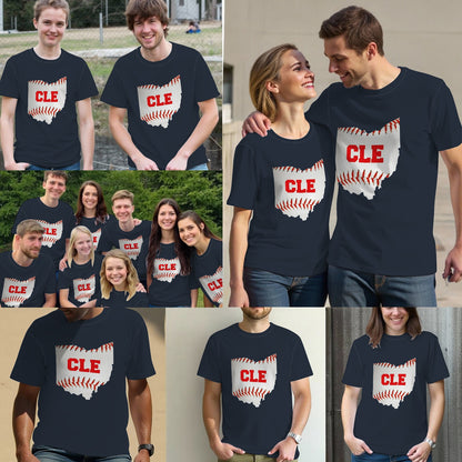 Cleveland, Ohio Baseball CLE Logo T-Shirt