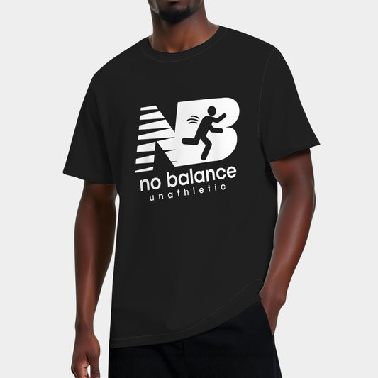 No Balance Unathletic Funny Parody T-Shirt