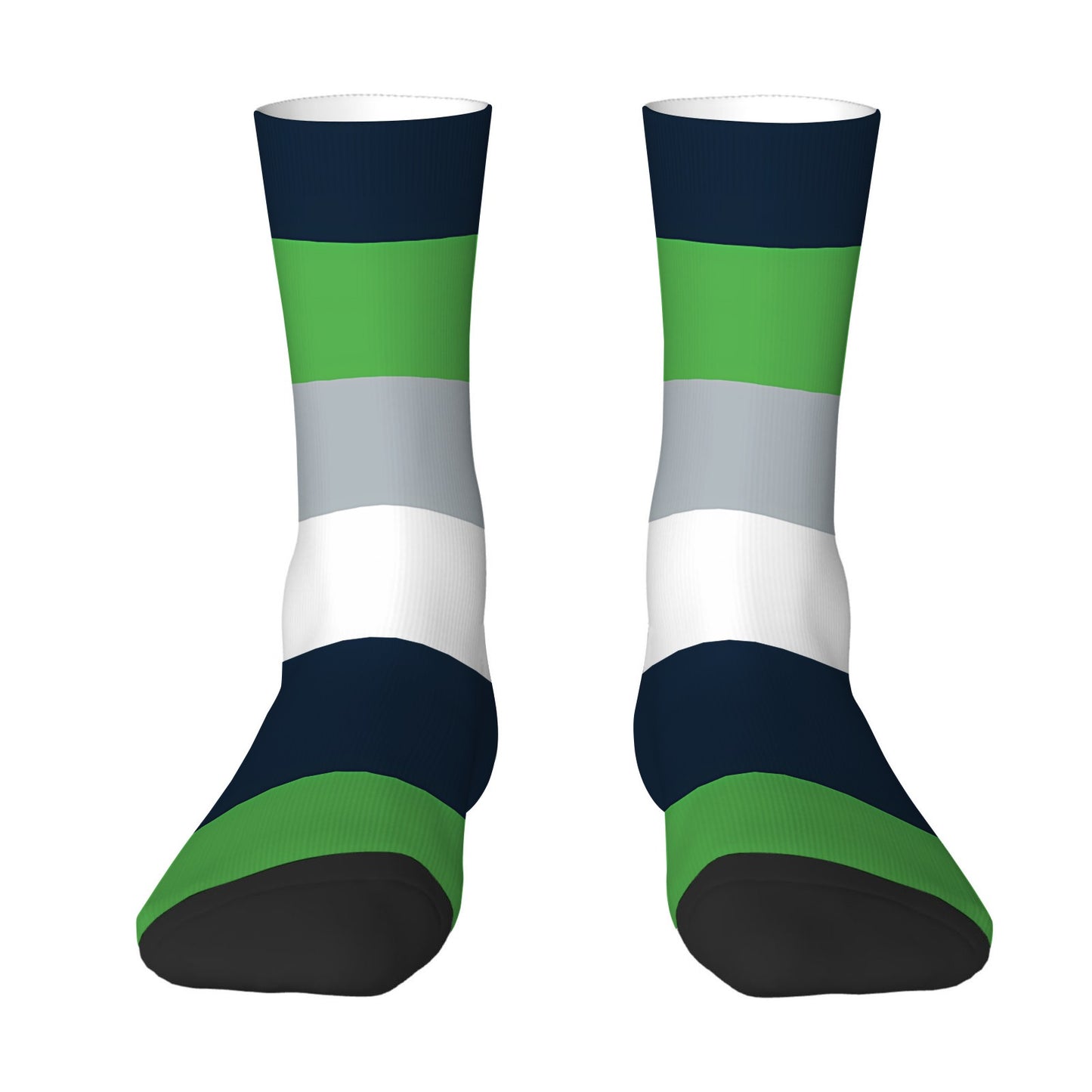 Seattle Football Style Socks – Personalized & Customizable