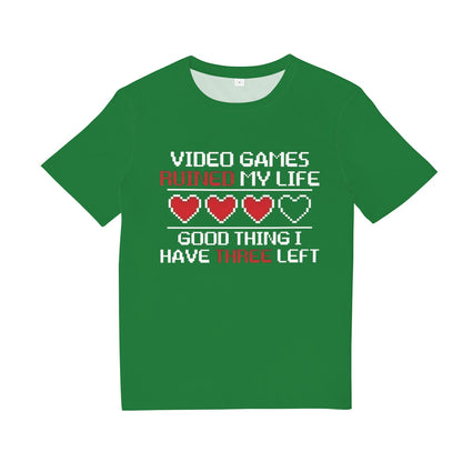 Video Games Ruined My Life Tee Shirt