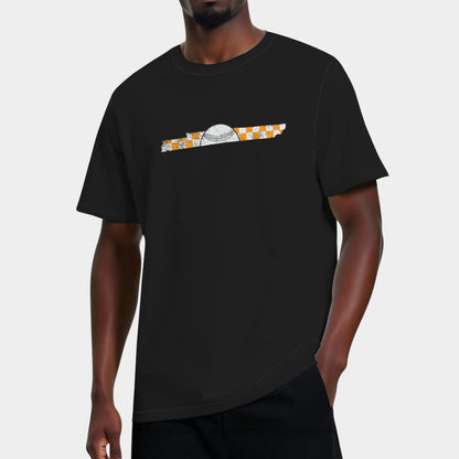 Volunr State Tennessee Checkerboard Baseball Tennessee T-Shirt