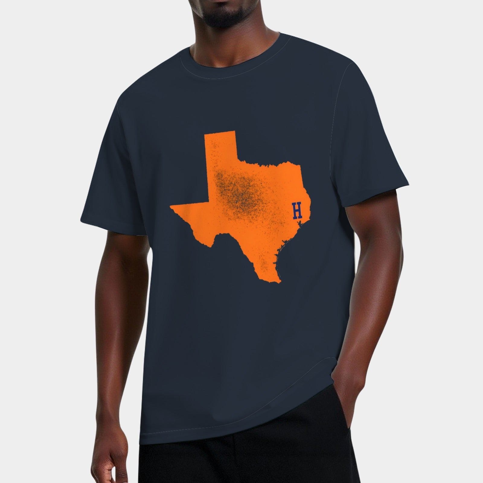 Distressed Houston Texas Baseball Fan T-Shirt
