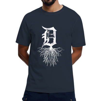 Detroit D Roots Michigan Born Rooted T-Shirt