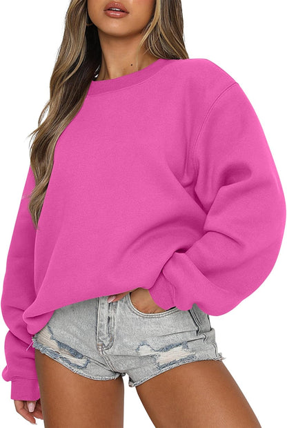 Womens Sweatshirts Crewneck Oversized Pullover Sweaters