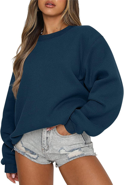 Womens Sweatshirts Crewneck Oversized Pullover Sweaters