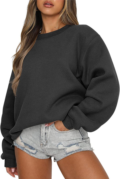 Womens Sweatshirts Crewneck Oversized Pullover Sweaters