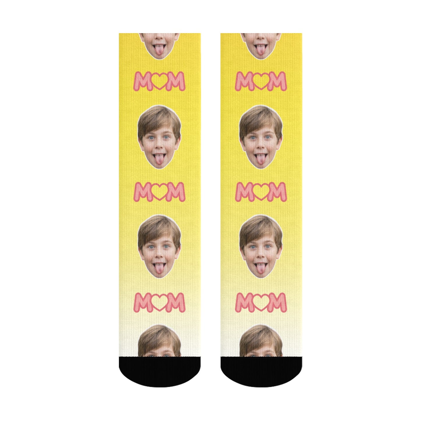 Custom Best Mom Gradient Sock