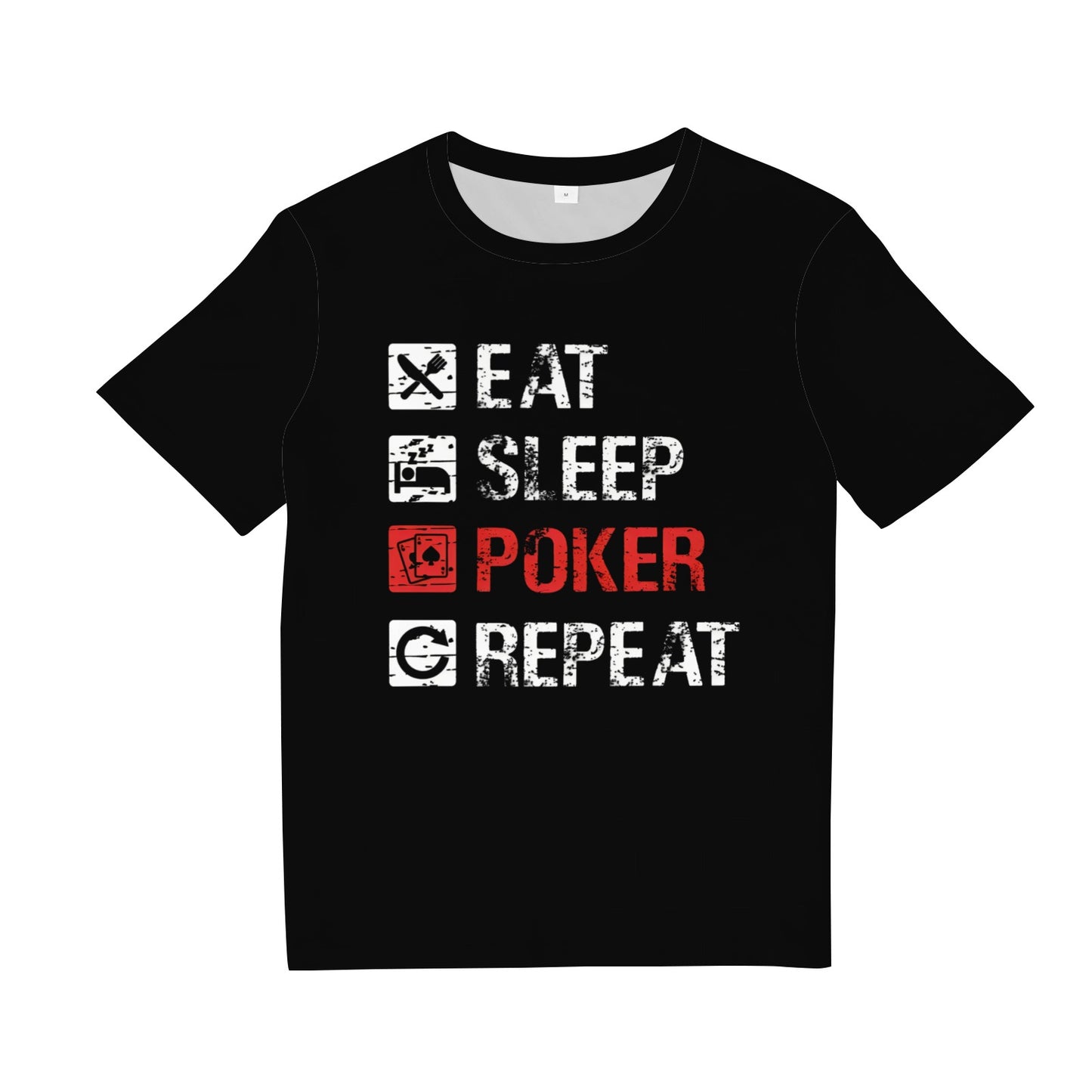 Eat Sleep Poker Repeat Casual Tee Shirt